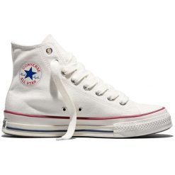 Buty sportowe Converse Chuck Taylor Throwback. Białe buty treningowe Converse, bez wzorów, z materiału, bez zapięcia. Za 590.00 zł.