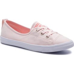 Tenisówki CONVERSE - Ctas Ballet Lace Slip 564313C Washed Coral/Turf Orange. Brązowe trampki Converse, bez wzorów, z gumy, bez zapięcia. W wyprzedaży za 189.00 zł.