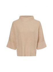 Someday Sweter z zawartością wełny - Talja Kobiety Sztuczne włókno beżowy, S. Brązowe swetry someday., s, bez wzorów, z wełny, bez ramiączek. Za 499.95 zł.