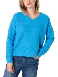 Timezone Sweter w kolorze niebieskim rozmiar: M. Niebieskie swetry Timezone, m, bez wzorów, bez ramiączek. Za 118.01 zł.