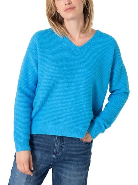 Timezone Sweter w kolorze niebieskim rozmiar: M. Niebieskie swetry Timezone, m, bez wzorów, bez ramiączek. Za 118.01 zł.