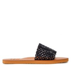 Klapki Billabong. Czarne klapki Billabong, bez wzorów, bez obcasa, bez zapięcia. Za 119.99 zł.