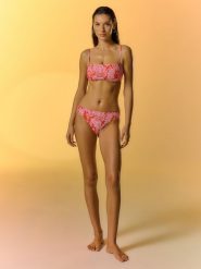 4F Dół od bikini damski - czerwony XL. Czerwone bikini 4f, bez wzorów, z materiału, eleganckie. Za 59.99 zł.
