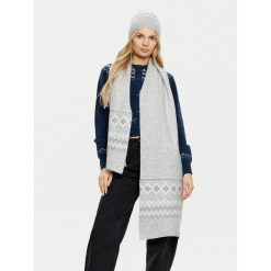 Komplet czapka i komin Guess. Szare czapki zimowe Guess, na zimę, z aplikacjami. Za 429.99 zł.