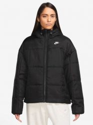 Nike Kurtka zimowa w kolorze czarnym rozmiar: L. Czarne kurtki Nike, na zimę, l, bez wzorów, z puchu, bez kaptura. Za 545.19 zł.