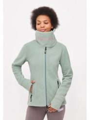 Bench Kurtka polarowa "Tinsel" w kolorze turkusowym rozmiar: 40. Niebieskie kurtki Bench, bez wzorów, z polaru, bez kaptura. Za 148.96 zł.