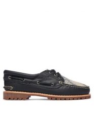 Timberland Półbuty TB0A2GNVAFT1 Czarny. Czarne półbuty wsuwane Timberland, bez wzorów, ze skóry, bez obcasa, na płaskiej podeszwie. Za 899.99 zł.