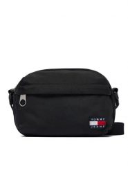 Tommy Jeans Torebka Tjw Ess Daily Crossover AW0AW17286 Czarny. Czarne listonoszki Tommy Jeans, bez wzorów, z jeansu, bez dodatków. Za 259.99 zł.