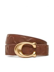 Coach Pasek Damski CD485 Brązowy. Brązowe paski Coach, bez wzorów, ze skóry. Za 449.99 zł.