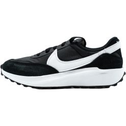Buty do chodzenia, Nike Waffle Debut DH9522-001. Czarne buty treningowe Nike, bez wzorów, bez zapięcia, na fitness i siłownię. Za 299.99 zł.