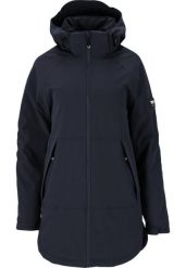 Parka dla kobiet Weather Report Brittan Pro 15000. Niebieskie płaszcze Weather Report, bez wzorów, z materiału, eleganckie, bez kaptura. Za 469.50 zł.