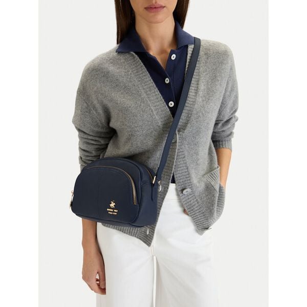 Torebka Beverly Hills Polo Club. Niebieskie listonoszki Beverly Hills Polo Club, bez wzorów, bez dodatków. Za 179.99 zł.