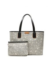 TOUS Torebka Capazo Xl. K Mini 2000899946 Beżowy. Brązowe shopper bag tous, bez wzorów, ze skóry, bez dodatków. Za 829.99 zł.