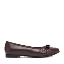 Baleriny Lasocki. Czerwone baleriny Lasocki, bez wzorów, bez obcasa, bez zapięcia. Za 179.99 zł.