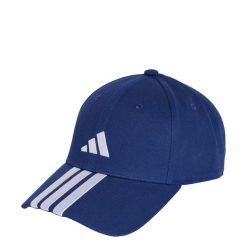 Czapka 3-Stripes New Logo Baseball. Białe czapki z daszkiem adidas, bez wzorów, z bawełny, sportowe. Za 89.95 zł.