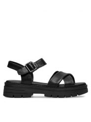 Lasocki Sandały WB-LINA-23 Czarny. Czarne sandały Lasocki, bez wzorów, ze skóry, bez obcasa, na płaskiej podeszwie, bez zapięcia. Za 159.99 zł.
