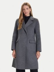 ViCOLO Płaszcz wełniany TF0073 Szary Regular Fit. Szare płaszcze ViCOLO, na zimę, xs, bez wzorów, z syntetyku, bez kaptura. Za 959.99 zł.