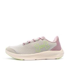Buty biegowe Under Armour Charged Pursuit 3 Szare/Różowe dla kobiet. Czerwone buty do biegania Under Armour, bez wzorów, z materiału, bez zapięcia, do biegania. Za 262.10 zł.