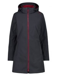 CMP Płaszcz softshellowy w kolorze antracytowym rozmiar: 36. Czarne płaszcze CMP, bez wzorów, z tkaniny, sportowe, bez kaptura. Za 248.45 zł.