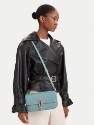 Furla Torebka Iride S WB02206 ARE000 CN 4896S Niebieski jasny. Niebieskie listonoszki Furla, bez wzorów, ze skóry, bez dodatków. Za 1,259.00 zł.