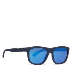 Okulary przeciwsłoneczne Polaroid. Niebieskie okulary przeciwsłoneczne Polaroid, bez wzorów. Za 219.99 zł.