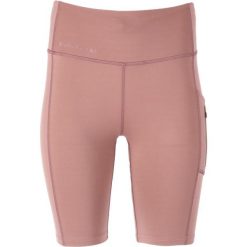 Spodenki treningowe damskie Endurance Thadea. Czerwone szorty sportowe Endurance, bez wzorów, z elastanu, na fitness i siłownię. Za 219.99 zł.