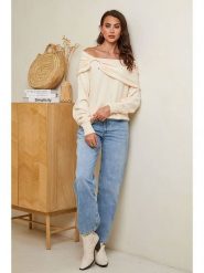 Soft Cashmere Sweter w kolorze beżowym rozmiar: 34/36. Brązowe swetry Soft Cashmere, bez wzorów, z kaszmiru, bez ramiączek. Za 104.99 zł.