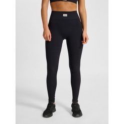 Damskie legginsy Hummel Pulse. Czarne legginsy Hummel, bez wzorów, sportowe. Za 175.00 zł.