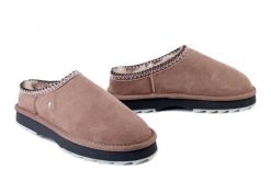 EMU AUSTRALIA Sharky Scuff W13179 mushroom, kapcie damskie. Brązowe kapcie Emu Australia, bez wzorów, z gumy. Za 429.90 zł.