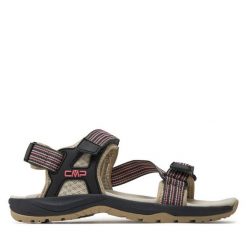 Sandały CMP. Czerwone sandały CMP, bez wzorów, sportowe, bez obcasa, bez zapięcia. Za 249.99 zł.