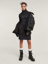 G-Star Sukienka w kolorze czarnym rozmiar: S. Czarne sukienki G-Star, s, bez wzorów, z bawełny, retro, bez kołnierzyka, bez ramiączek, mini. Za 230.59 zł.