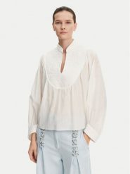 Munthe Bluzka Frantz 251100525130 Écru Loose Fit. Bluzki Munthe, bez wzorów, z bawełny, bez kołnierzyka, bez ramiączek. Za 599.99 zł.