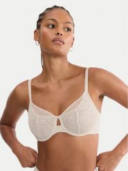 Triumph Biustonosz z fiszbiną Comfort Contour 10226401 Beżowy. Brązowe biustonosze Triumph, bez wzorów, z syntetyku. Za 179.99 zł.