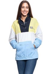 DAMSKA KURTKA PRZEJŚCIOWA LEE WINDBREAKER ECRU L56AYOLO. Białe kurtki Lee, l, bez wzorów, retro, bez kaptura. Za 259.99 zł.