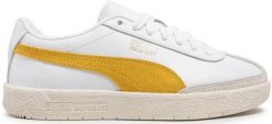 Buty damskie PUMA Oslo City. Białe buty do biegania Puma, bez wzorów, z materiału, bez zapięcia, do biegania. Za 272.38 zł.