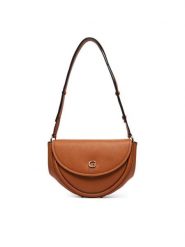 Guess Torebka Coleen HWBG97 39210 Brązowy jasny. Brązowe listonoszki Guess, z aplikacjami, ze skóry, bez dodatków. Za 584.99 zł.