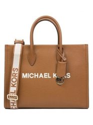 Michael Kors Skórzana torebka w kolorze karmelowym - 35 x 27 x 12 cm rozmiar: onesize. Brązowe torebki klasyczne Michael Kors, bez wzorów, z materiału, przez ramię, bez dodatków. Za 804.99 zł.