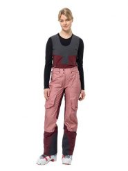 Jack Wolfskin Spodnie narciarskie "Alpsitze Air" w kolorze jasnoróżowo-bordowym rozmiar: S. Czerwone spodnie dresowe Jack Wolfskin, bez wzorów. Za 926.80 zł.