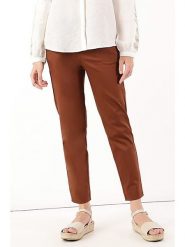 Marks & Spencer Spodnie chino w kolorze jasnobrązowym rozmiar: 40/L31. Brązowe chinosy Marks & Spencer, l, bez wzorów. Za 43.88 zł.