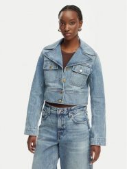 MICHAEL Michael Kors Kurtka jeansowa MS610DYLAA Niebieski Regular Fit. Niebieskie kurtki MICHAEL Michael Kors, m, bez wzorów, z bawełny, bez kaptura. Za 859.99 zł.