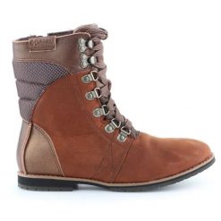 Buty Columbia Twentythird Ave Wp Mid W BL2769-256 brązowe. Brązowe botki bez wzorów, z gumy, bez obcasa, bez zapięcia. Za 544.84 zł.