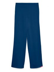 Vero Moda Spodnie w kolorze granatowym rozmiar: XL. Niebieskie spodnie materiałowe Vero Moda, bez wzorów, z materiału. Za 139.95 zł.