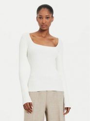 Kontatto Sweter 3M0130 Écru Slim Fit. Swetry Kontatto, m, bez wzorów, z wiskozy, bez ramiączek. Za 199.99 zł.