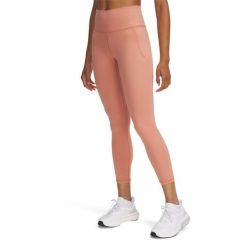 Legginsy treningowe damskie UA Meridian Ankle Leg 1382525-696 S. Czerwone legginsy Under Armour, bez wzorów, sportowe. Za 182.99 zł.
