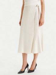 BOSS Spódnica trapezowa Vuleran 1 50557420 Écru Regular Fit. Spódnice Boss, bez wzorów, z bawełny, trapezowe. Za 1,089.00 zł.