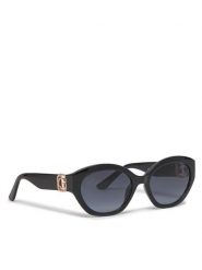 Guess Okulary przeciwsłoneczne GU00104 Czarny. Czarne okulary przeciwsłoneczne Guess, z aplikacjami, z tworzywa sztucznego, plastikowe. Za 449.99 zł.