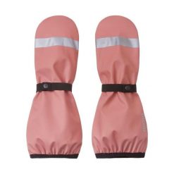 Rękawice przeciwdeszczowe Reima Puro. Czerwone rękawiczki Reima, bez wzorów, sportowe. Za 69.99 zł.