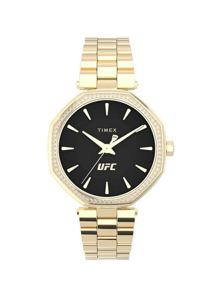 Timex Zegarek TW2V83100 Złoty. Żółte, analogowe zegarki Timex, złote. Za 599.99 zł.