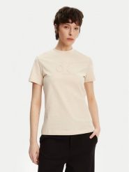Calvin Klein Jeans T-Shirt J20J225256 Beżowy Regular Fit. Brązowe t-shirty Calvin Klein Jeans, l, bez wzorów, z bawełny, bez kołnierzyka, bez ramiączek. Za 189.99 zł.