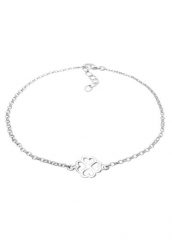Elli Damski talizman szczęścia w postaci koniczynki w srebrze próby 925 Sterling Silver Bransoletki 1 ct. Szare bransoletki Elli, srebrne. Za 203.99 zł.